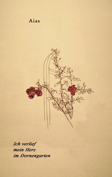 Cover von Ich verlief mein Herz im Dornengarten