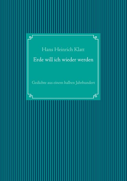 Cover von Erde will ich wieder werden