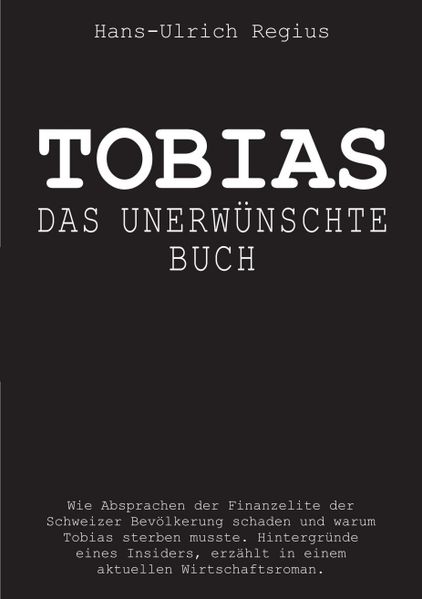Cover von Tobias – Das unerwünschte Buch