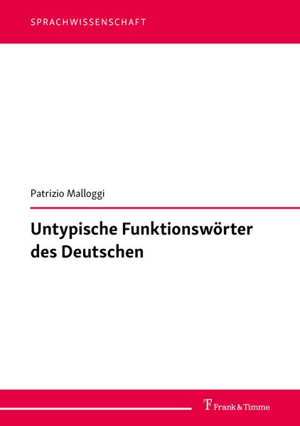 Cover von Untypische Funktionswörter des Deutschen