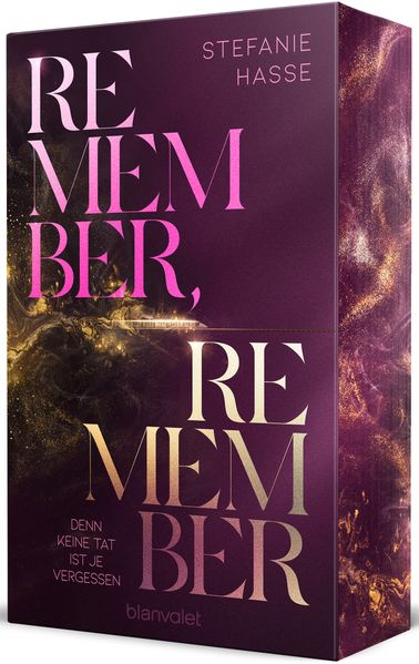 Cover von Remember, remember – denn keine Tat ist je vergessen