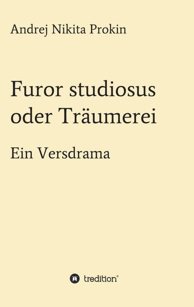 Cover von Furor studiosus oder Träumerei