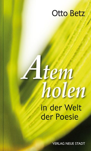 Cover von Atem holen in der Welt der Poesie
