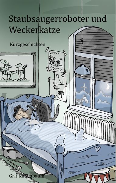 Cover von Staubsaugerroboter und Weckerkatze