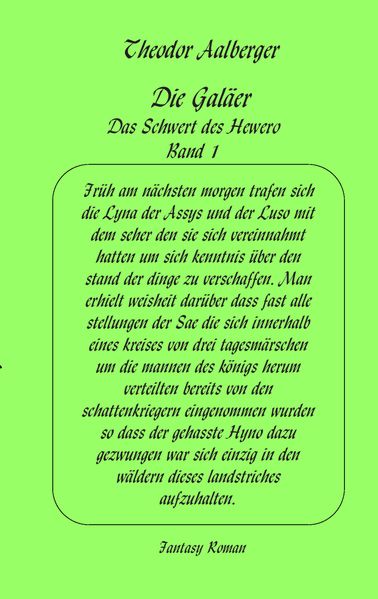 Cover von Die Galäer – Das Schwert des Hewero