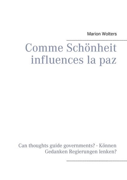 Cover von Comme Schönheit influences la paz