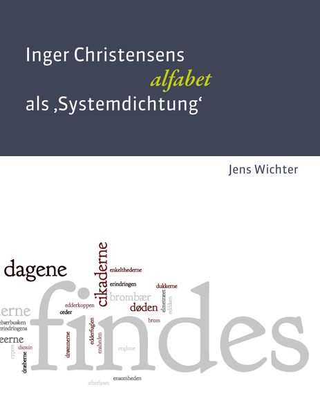 Cover von Inger Christensens ‚alfabet‘ als Systemdichtung