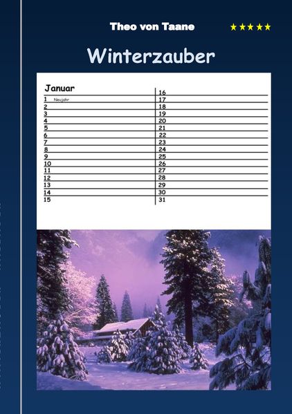 Cover von Winterzauber – Kalender