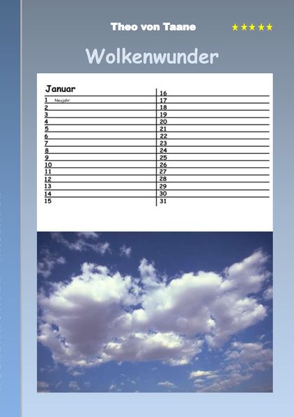 Cover von Wolkenwunder – Kalender