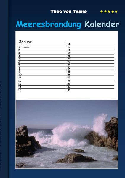 Cover von Meeresbrandung – Kalender