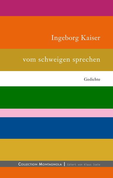 Cover von vom schweigen sprechen