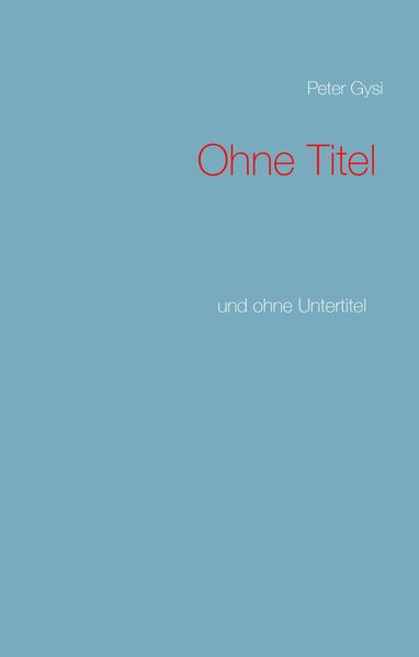 Cover von Ohne Titel