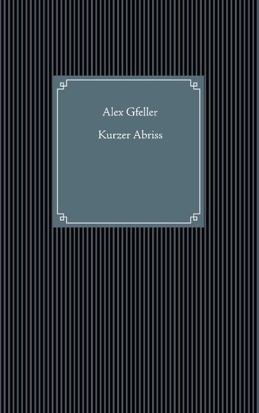 Cover von Kurzer Abriss