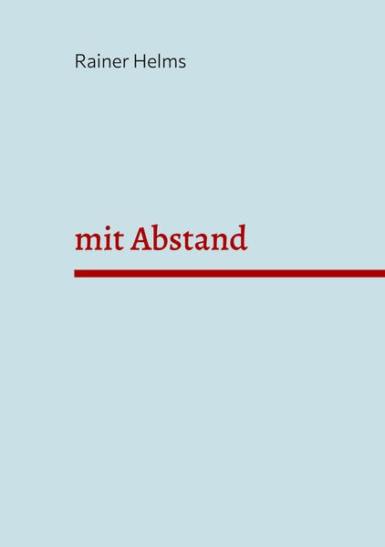 Cover von mit Abstand