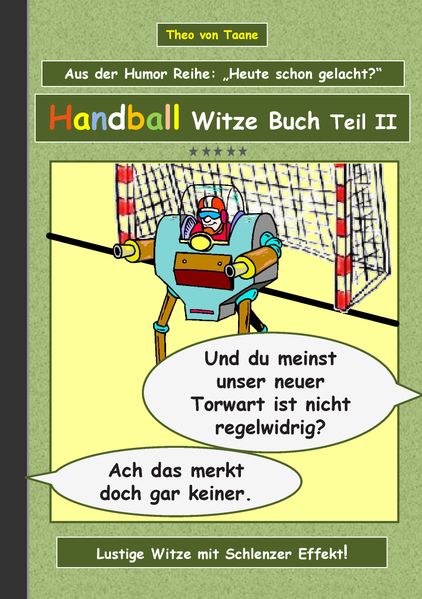 Cover von Handball Witze Buch – Teil II