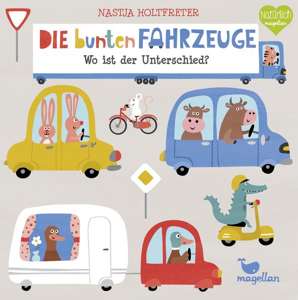 Cover von Die bunten Fahrzeuge – Wo ist der Unterschied?