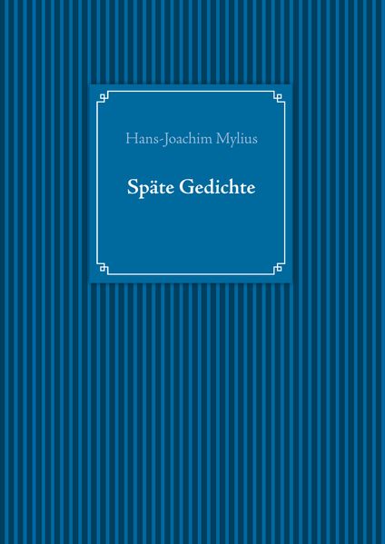 Cover von Späte Gedichte