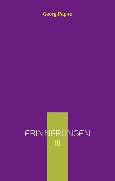 Cover von Erinnerungen III