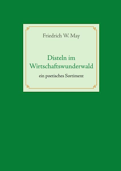 Cover von Disteln im Wirtschaftswunderwald