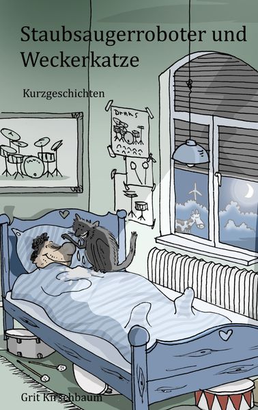 Cover von Staubsaugerroboter und Weckerkatze