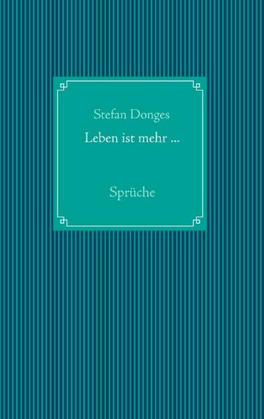 Cover von Leben ist mehr …