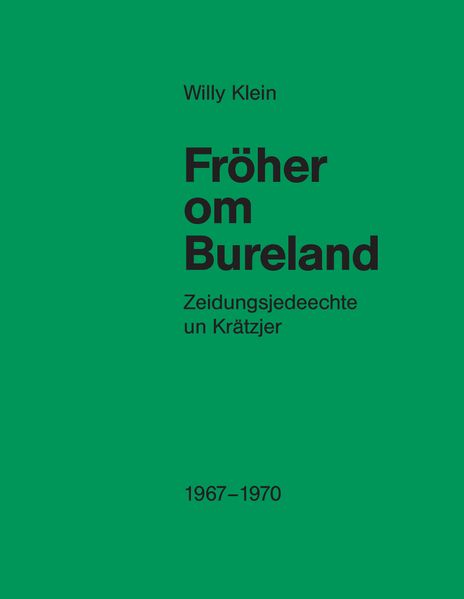 Cover von Fröher om Bureland