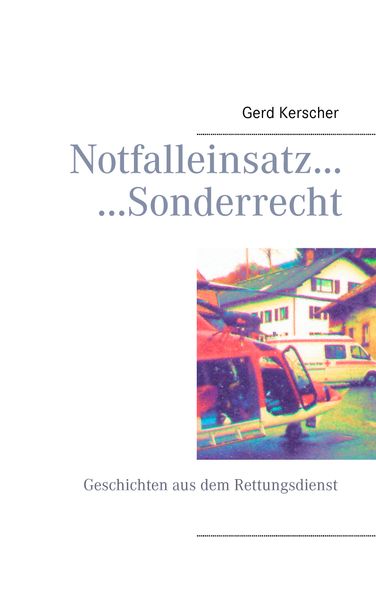 Cover von Notfalleinsatz… …Sonderrecht