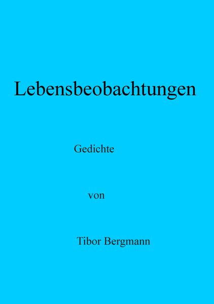 Cover von Lebensbeobachtungen
