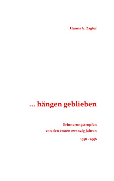 Cover von … hängen geblieben