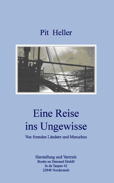 Cover von Eine Reise ins Ungewisse