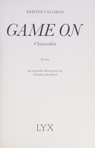 Cover von Game on – Chancenlos