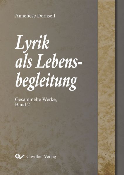 Cover von Lyrik als Lebensbegleitung