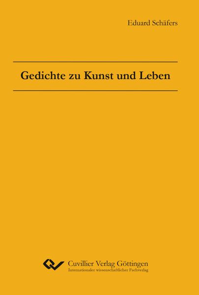 Cover von Gedichte zu Kunst und Leben
