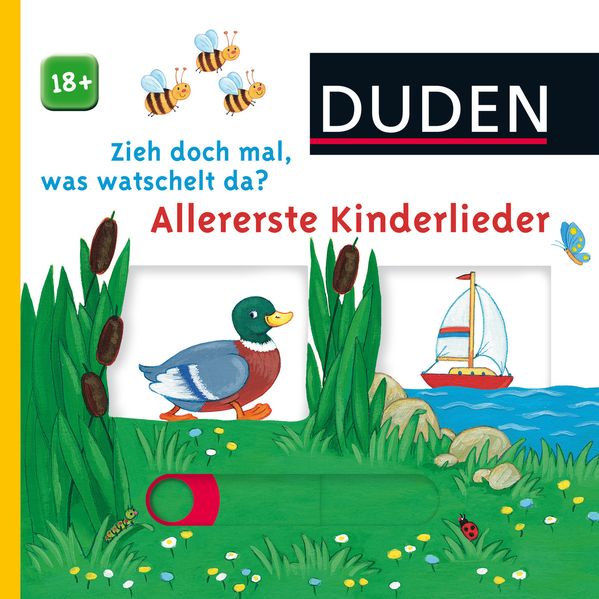 Cover von Duden: Zieh doch mal, was watschelt da? Allererste Kinderlieder