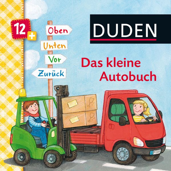 Cover von Duden: Das kleine Autobuch. Oben, unten, vor, zurück