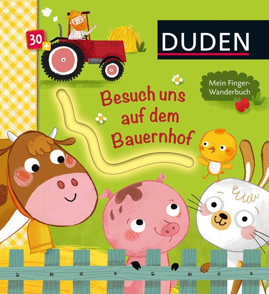 Cover von Duden: Besuch uns auf dem Bauernhof. Mein Finger-Wanderbuch
