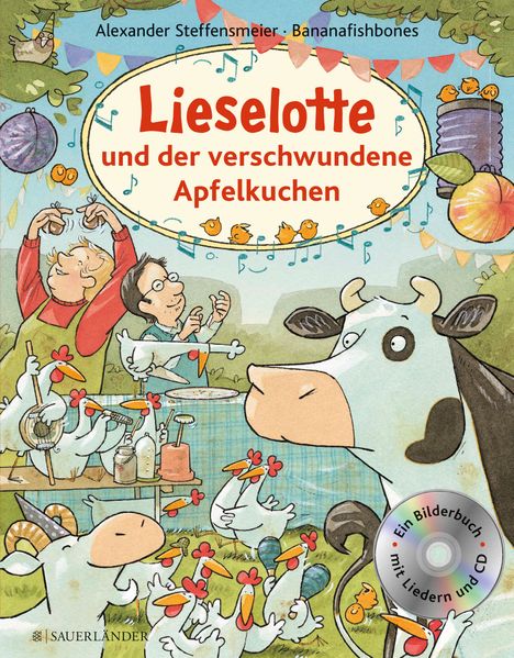 Cover von Lieselotte und der verschwundene Apfelkuchen Buch mit CD