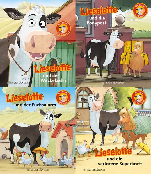Cover von Lieselotte TV-Minis 4er-Set. Die Bücher zur Serie (Bundle Nr. 2)