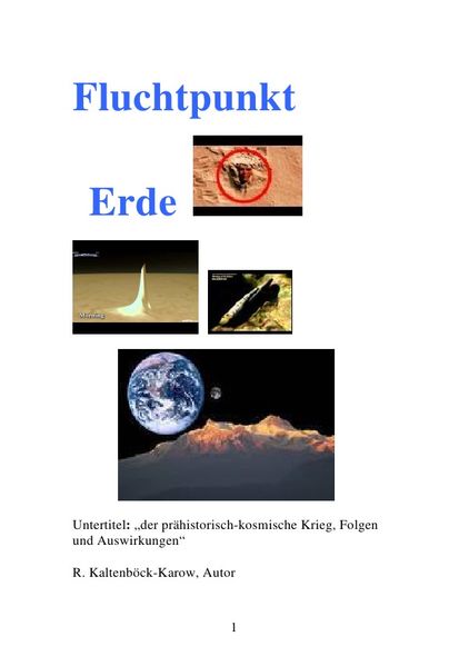 Cover von FLUCHTPUNKT ERDE