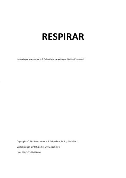 Cover von Respirar