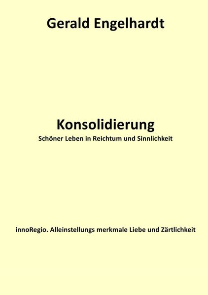 Cover von Konsolidierung