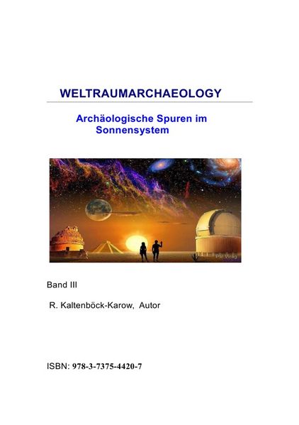 Cover von WELTRAUMARCHAEOLOGY Archäologische Spuren im Sonnensystem