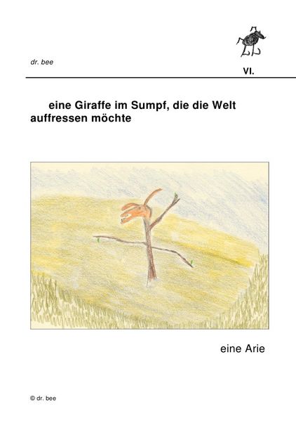 Cover von eine Giraffe im Sumpf, die die Welt auffressen möchte