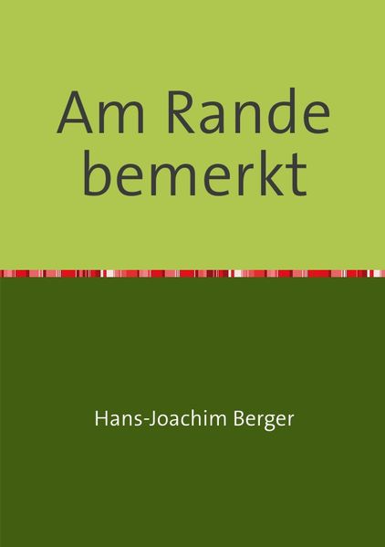 Cover von Am Rande bemerkt