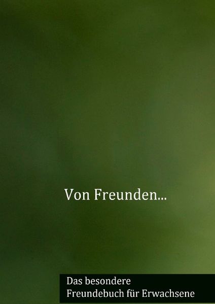 Cover von Von Freunden…
