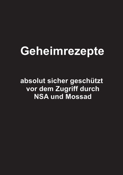 Cover von Geheimrezepte