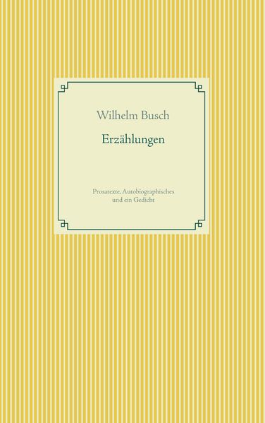 Cover von Erzählungen