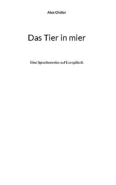 Cover von Das Tier in mier