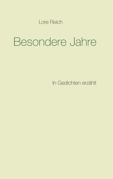 Cover von Besondere Jahre