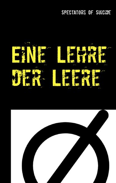 Cover von Eine Lehre der Leere